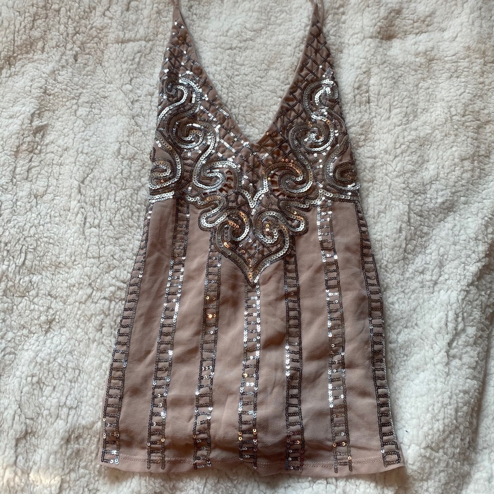💕 Pink Shimmery Express Top